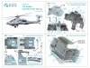 Quinta Studio QD35132 AH-64A 3D-Printed coloured Interior on decal paper (Trumpeter) 1/35